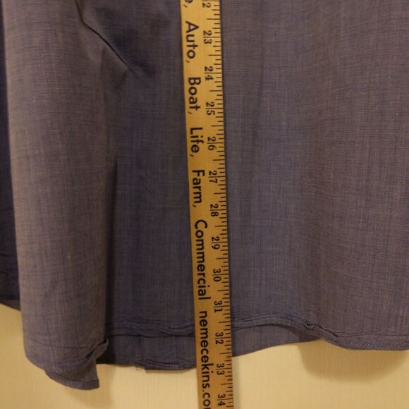 Brooks Brothers vintage Makers dress shirt mens L Large 16.5-4 blue made in USA - Picture 6 of 8